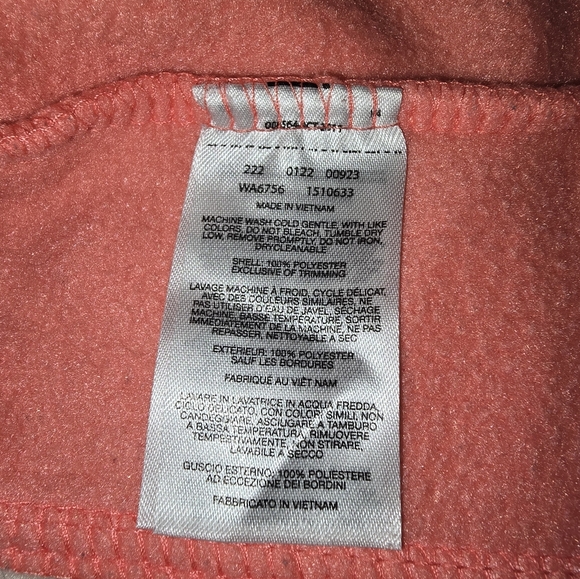 Columbia 3T Coral and Light Pink Fleece Jacket - Picture 4 of 4